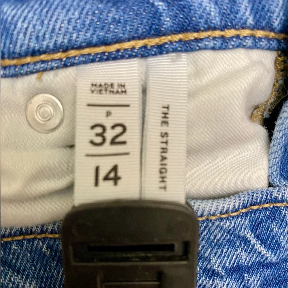 Loft The Straight Jeans Petite 32 14 - Picture 5 of 5